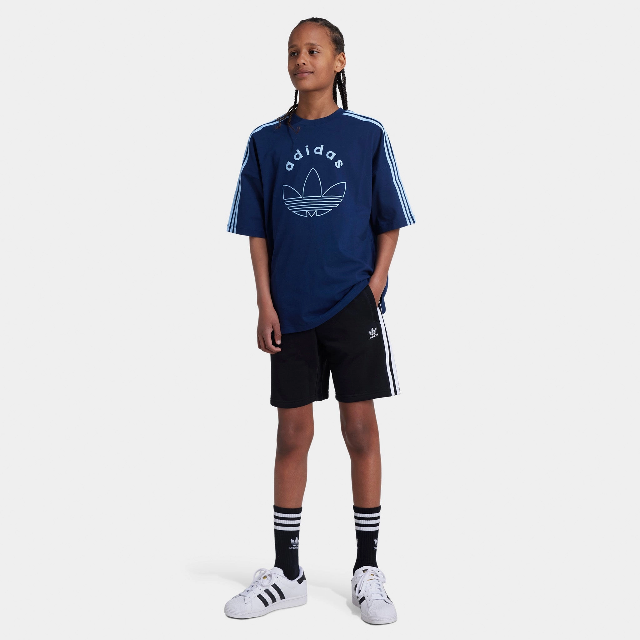 adidas Juniors' Shorts Black / White