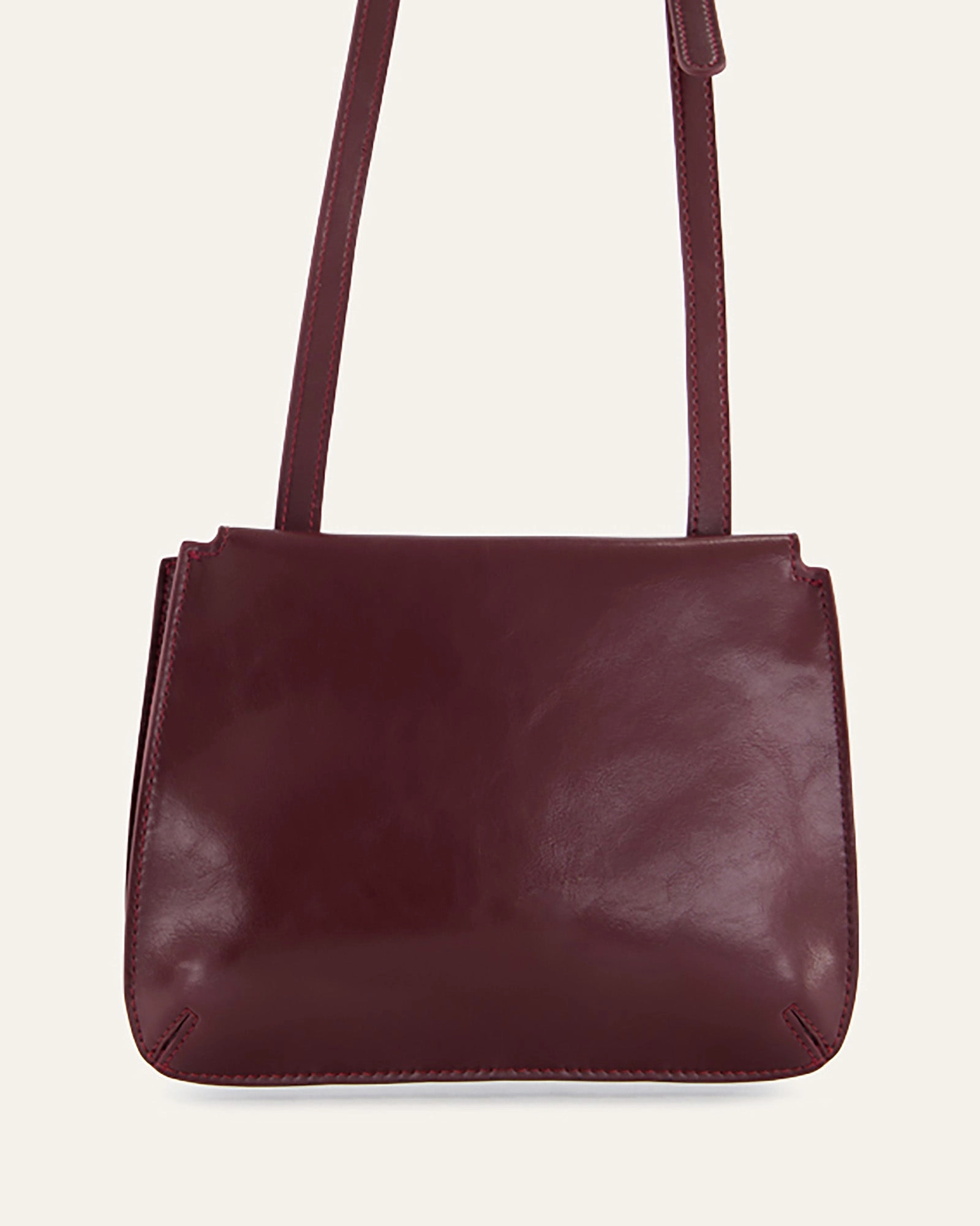 AMBER CROSSBODY BAG MERLOT LEATHER