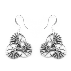 Art Nouveau Ginkgo Earrings