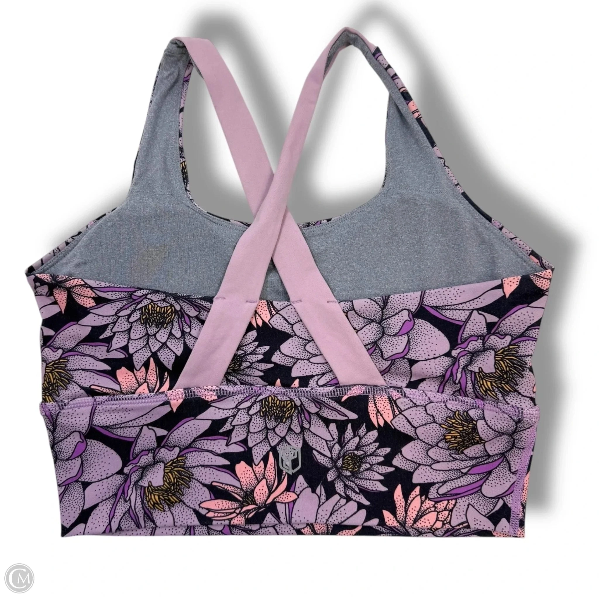 Athletic Bra By Cmf In Purple, Size: M