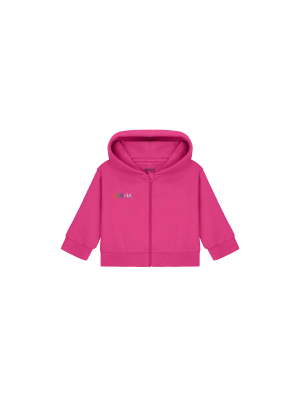 Baby 365 Midweight Pangaia Zip Up Hoodie—tourmaline pink