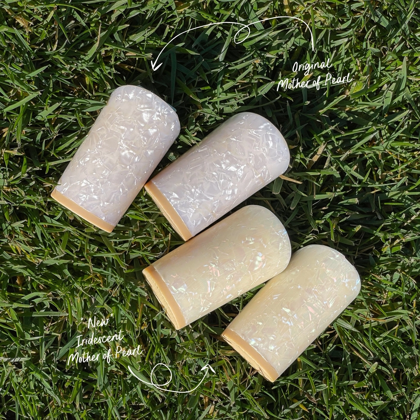 Block Heel Kit 4 Iridescent Mother of Pearl