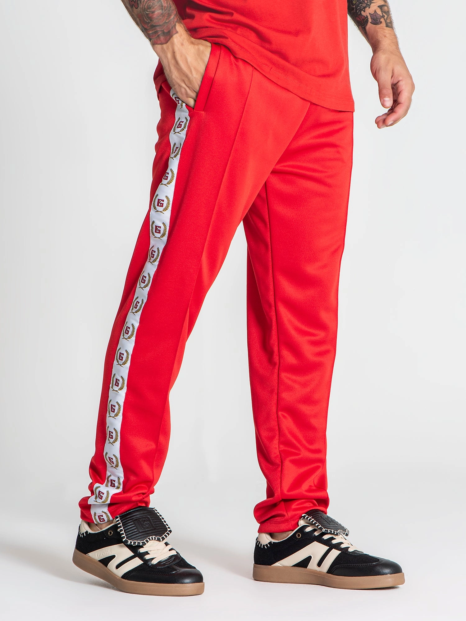Burgundy Retro Pants