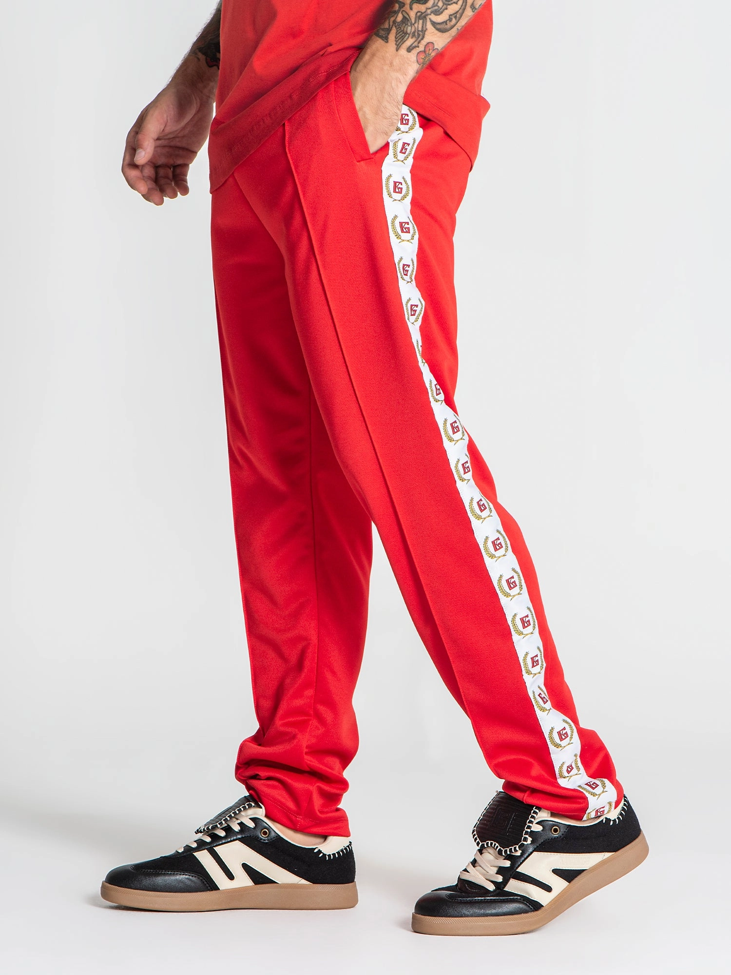 Burgundy Retro Pants