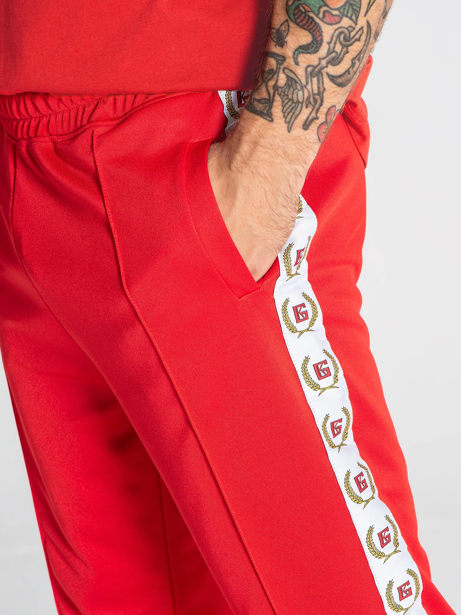 Burgundy Retro Pants