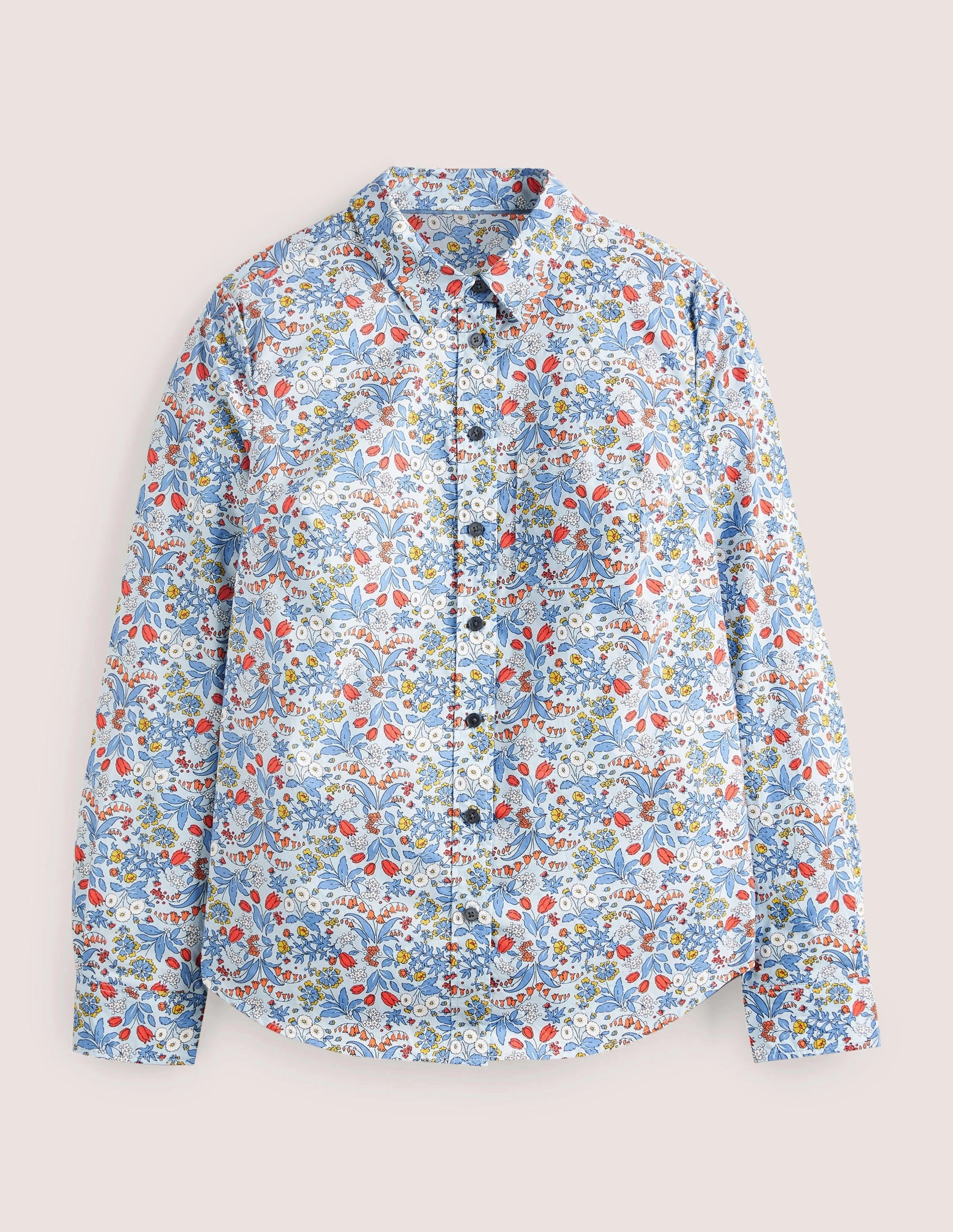 Classic Cotton Shirt-Surf. Wildflower