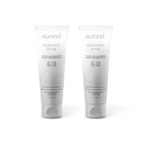 Clearly Zinq SPF 60 Mineral Body Gel Sunscreen 2-Pack Bundle