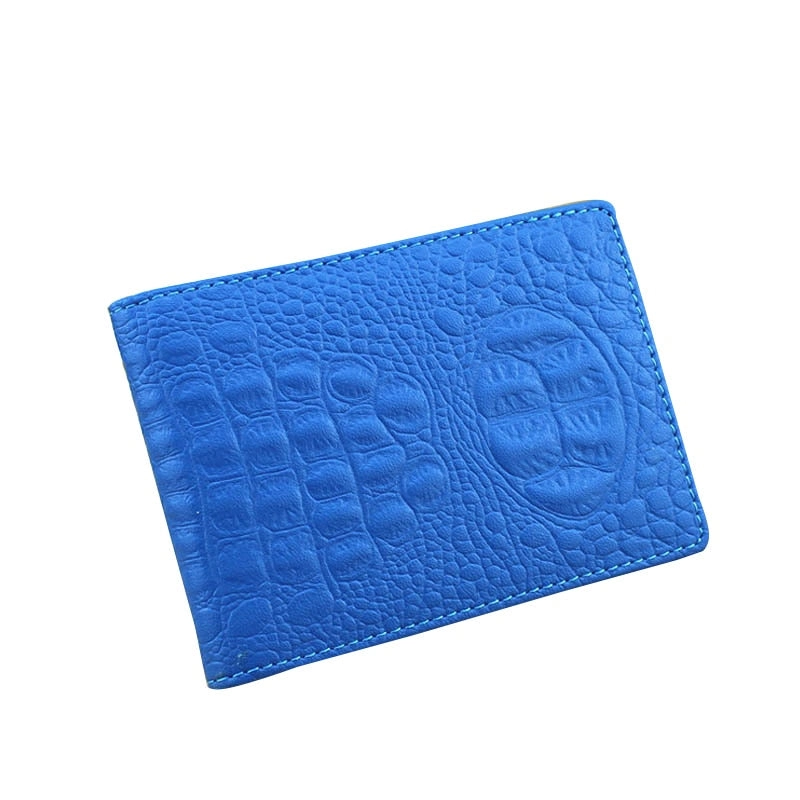 Color Croco Patten wallets