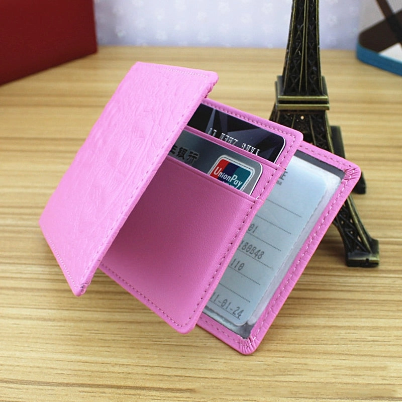 Color Croco Patten wallets