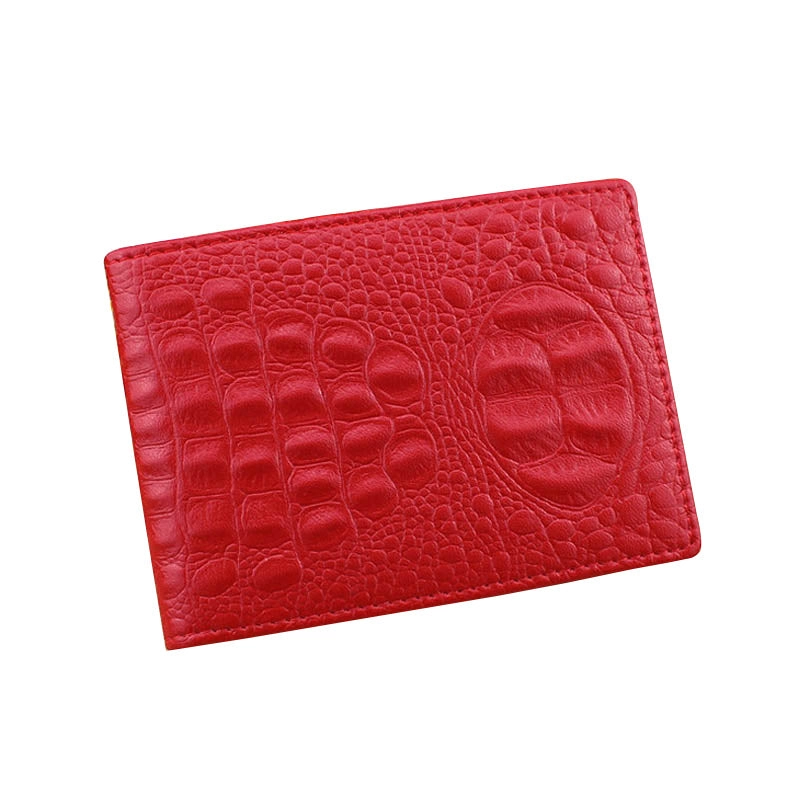 Color Croco Patten wallets