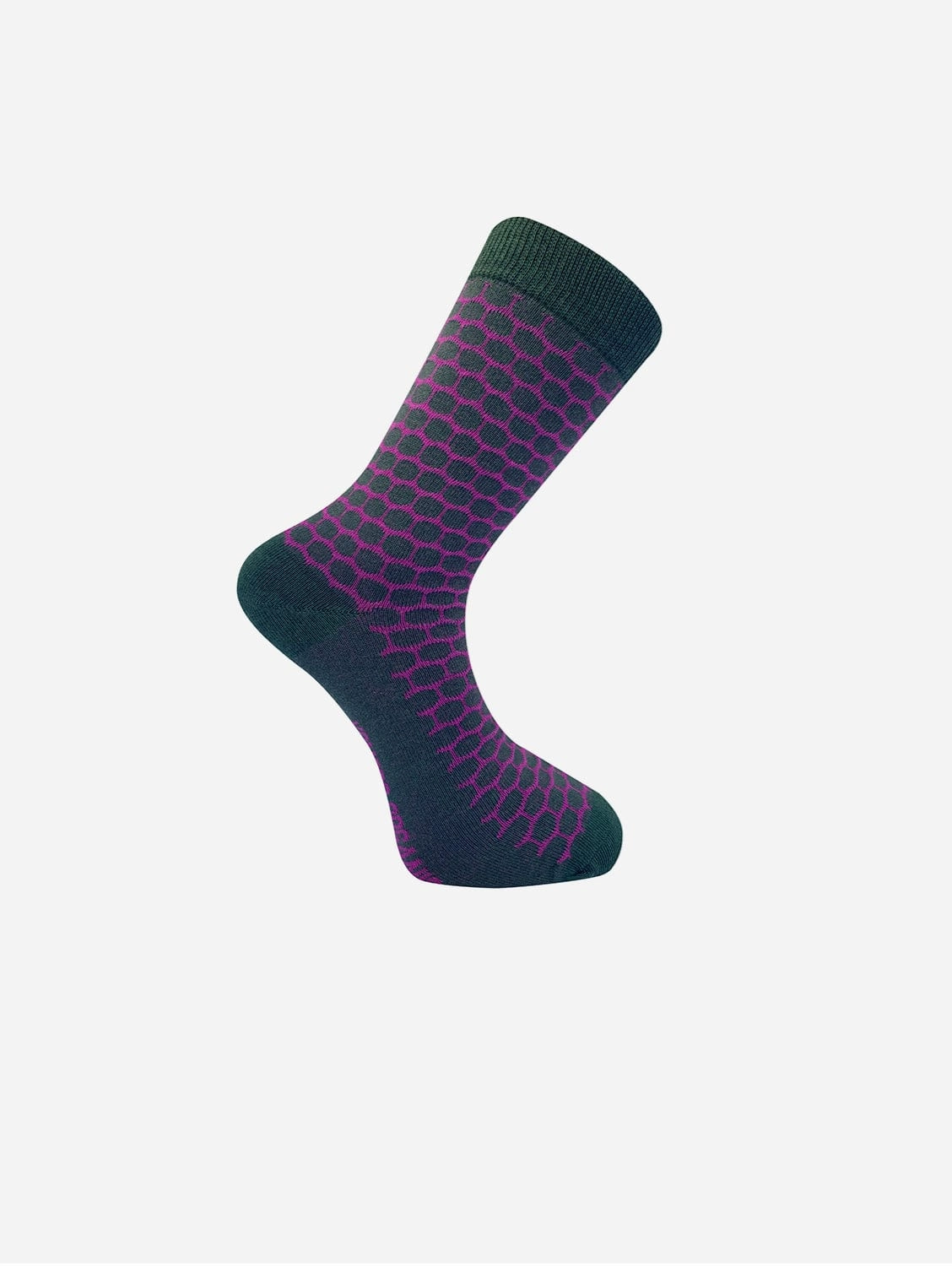 Dots Unisex Organic Cotton Socks | Purple