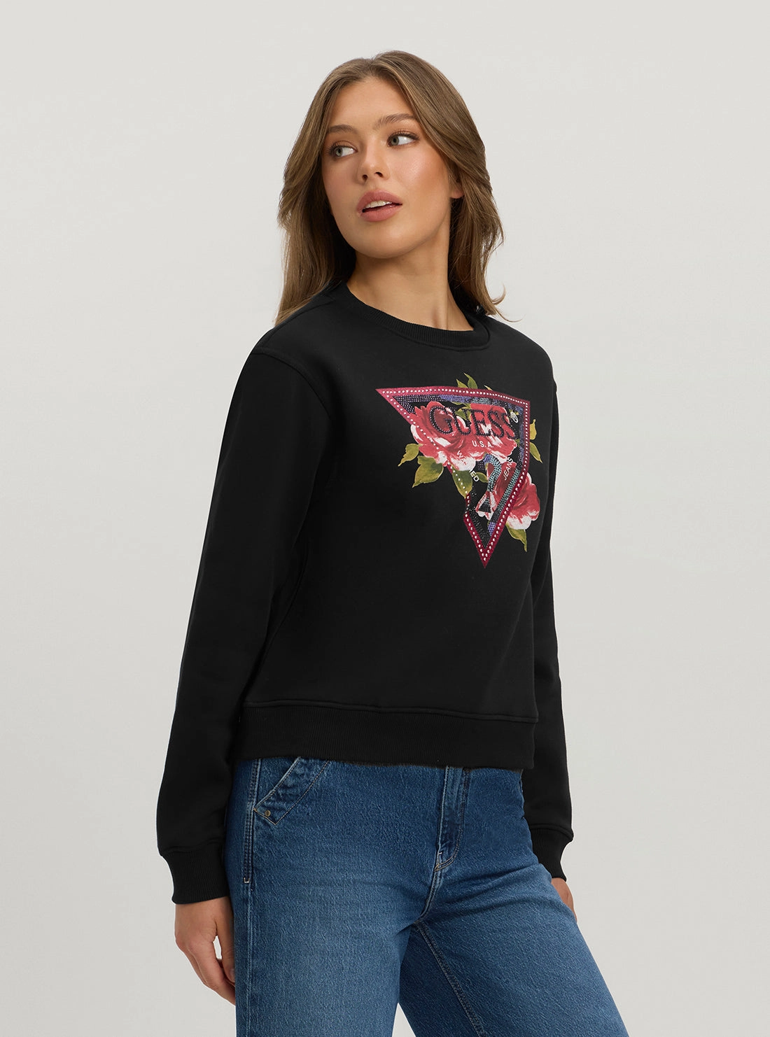 Eco Black Roses Logo Jumper