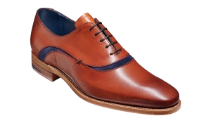 Emerson - Antique Rosewood Navy Suede