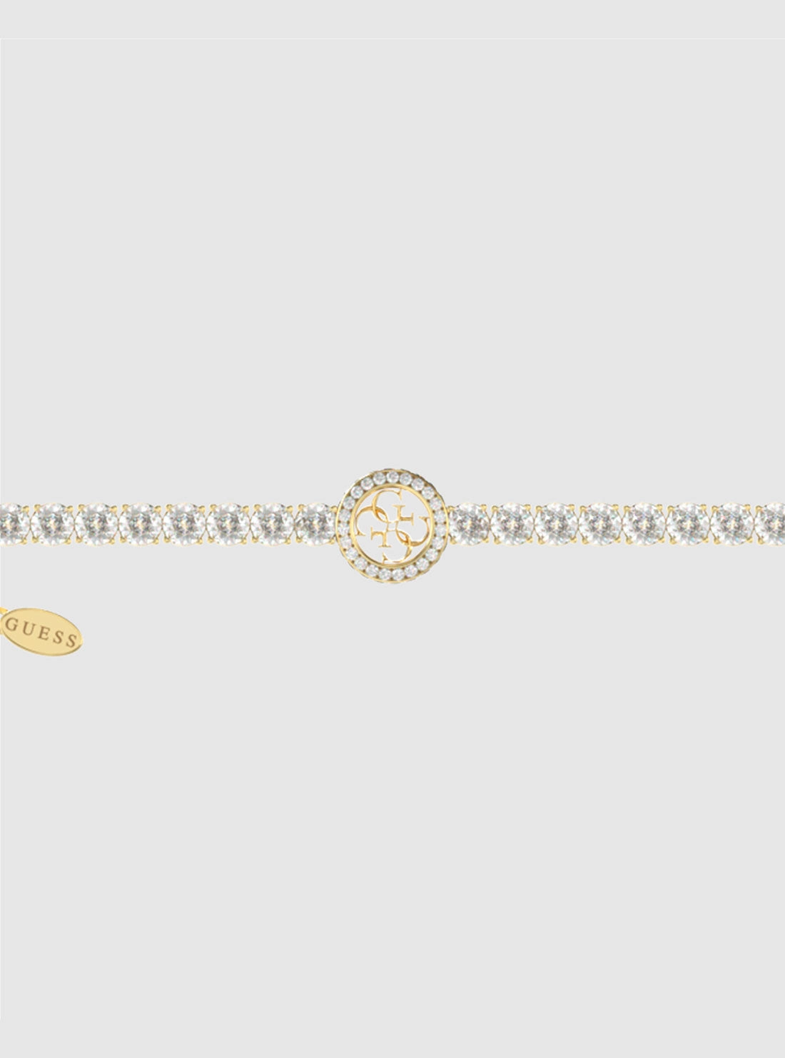 Gold Logo Tennis Bracelet