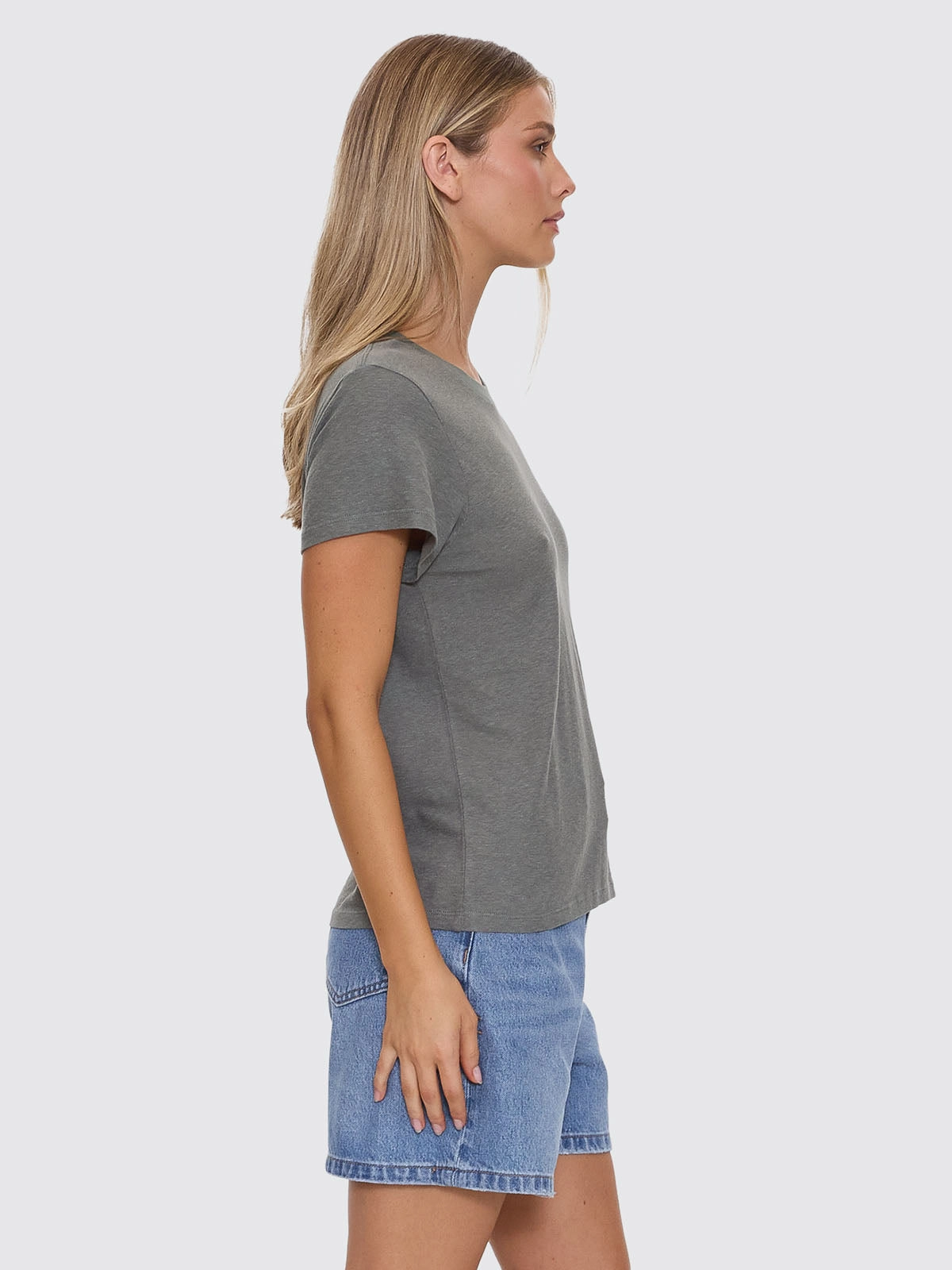 Hemp Everyday Tee - Green Smoke