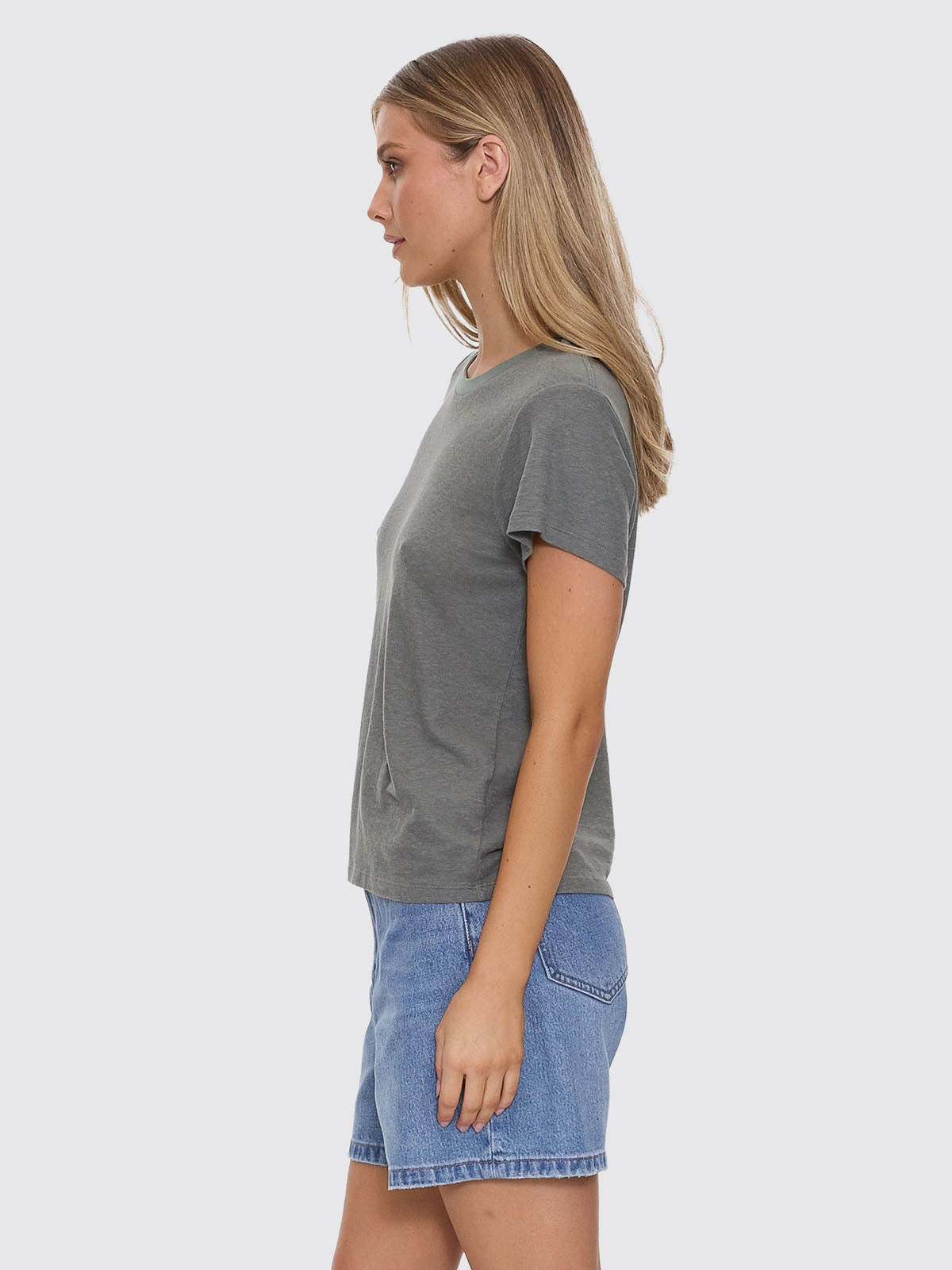 Hemp Everyday Tee - Green Smoke