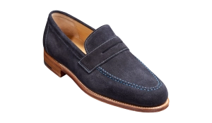 Jevington - Dark Navy Suede