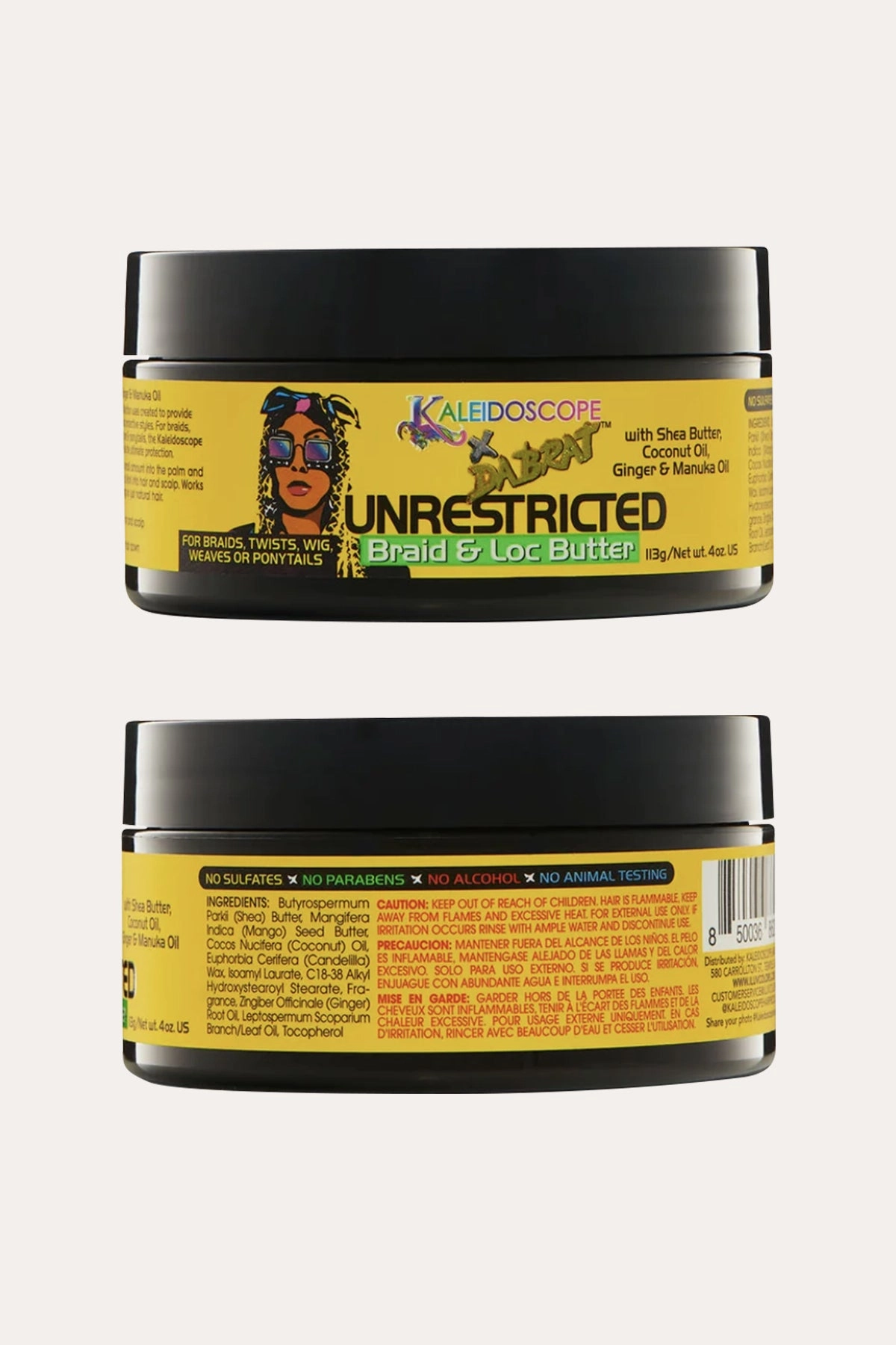 KALEIDOSCOPE DA BRAT UNRESTRICTED BRAID & LOC BUTTER 4oz