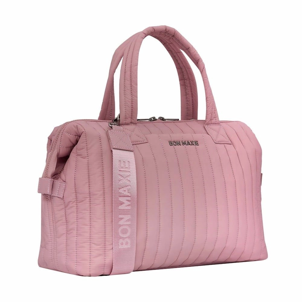 Large Puffy Pillow Crossbody Bag -- Rose
