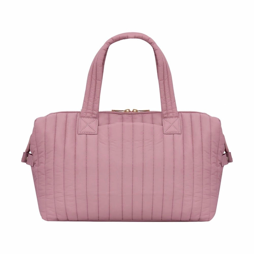 Large Puffy Pillow Crossbody Bag -- Rose