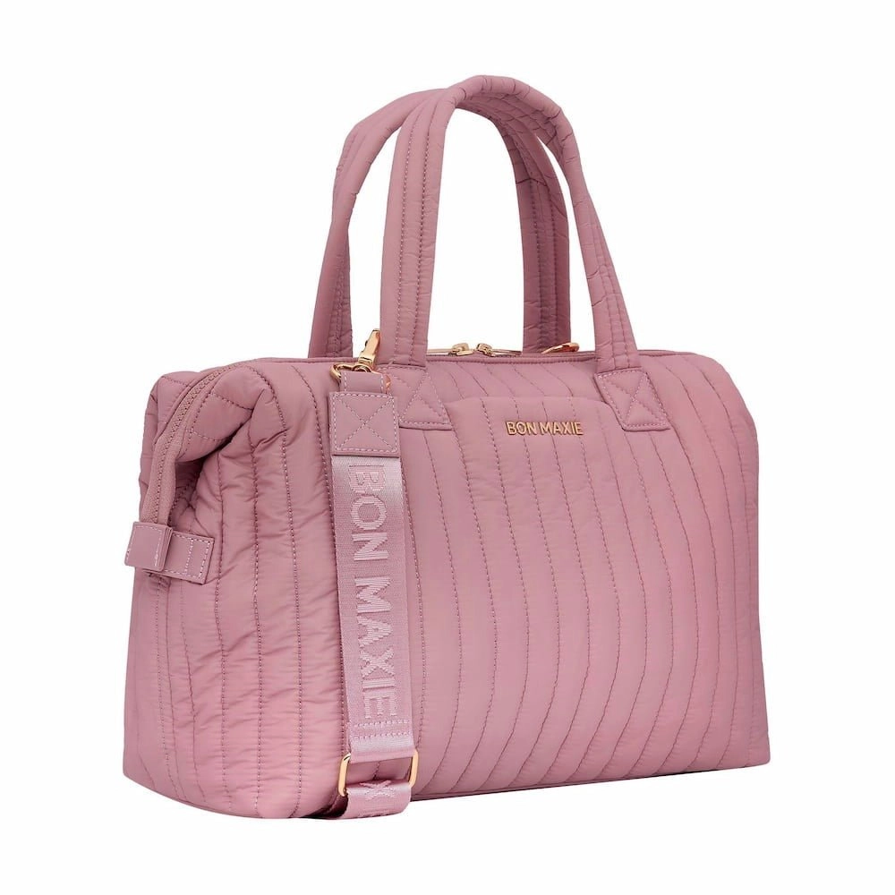 Large Puffy Pillow Crossbody Bag -- Rose