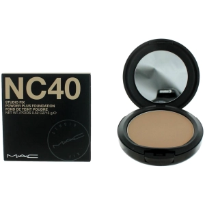 MAC Women's Powder Plus Foundation - Studio Fix Long-Wearing, NC40, 0.52 oz