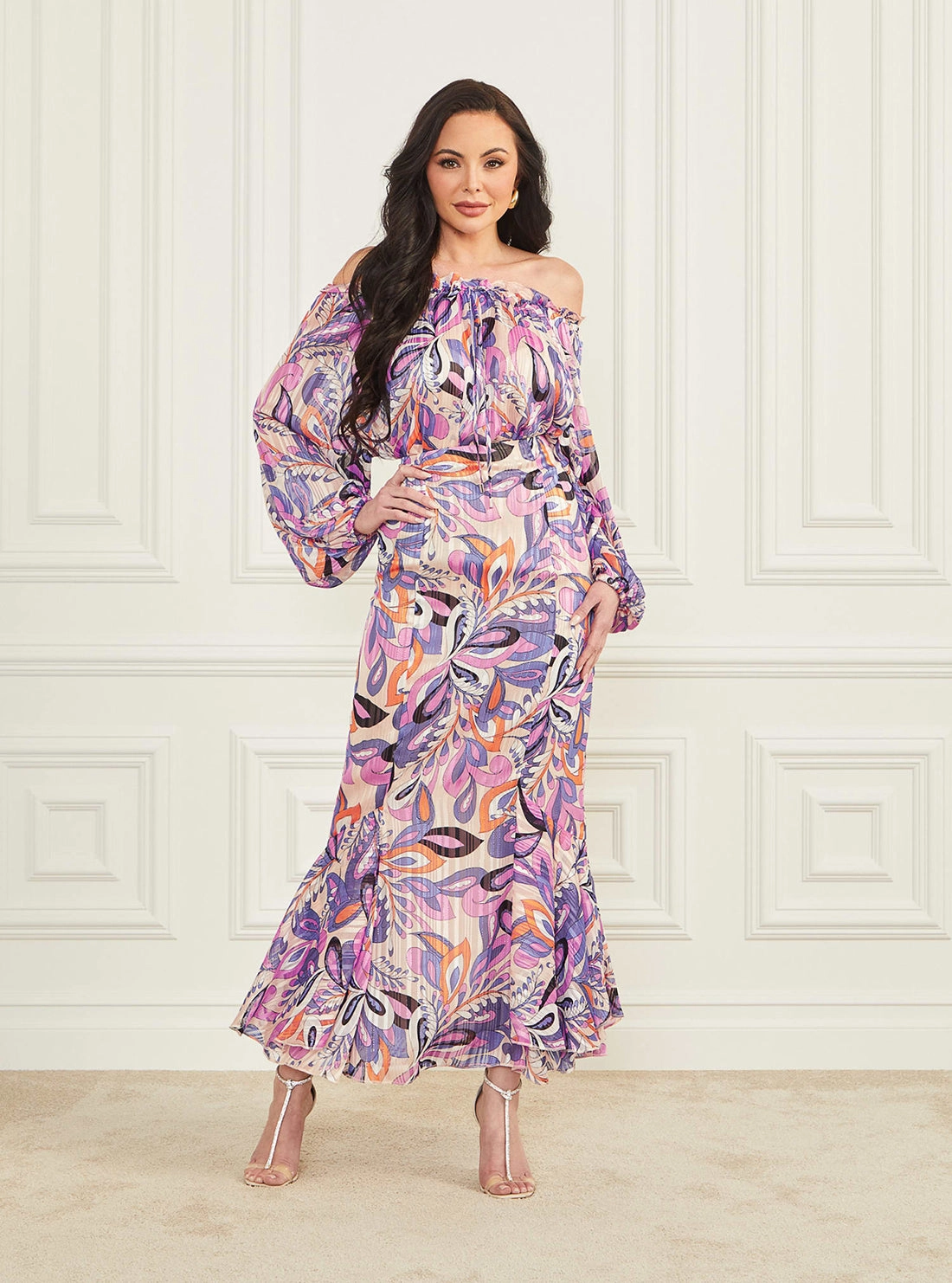 Marciano Pink Multi Luise Paisley Blouse
