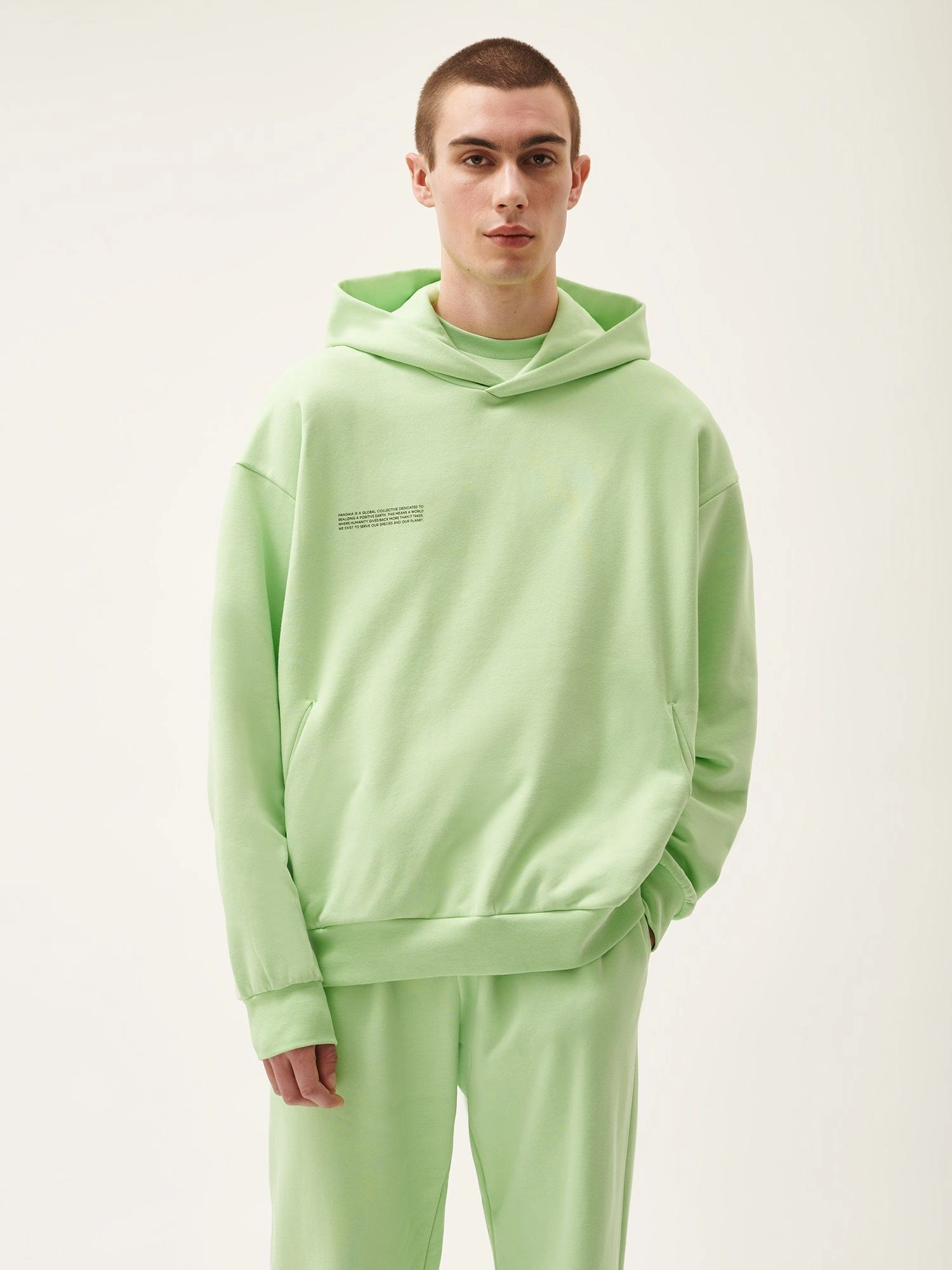 Mens 365 Midweight Hoodie—fennel green