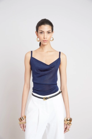 Metallic Knit Cami