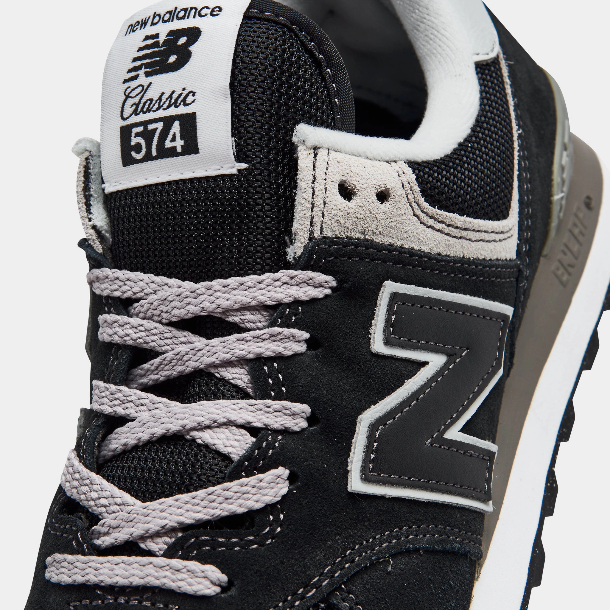 New Balance Women's WL574EVB Black / White