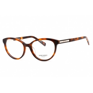 Nine West Women's Eyeglasses - Soft Tortoise Acetate Rectangular Frame | NW5185 240