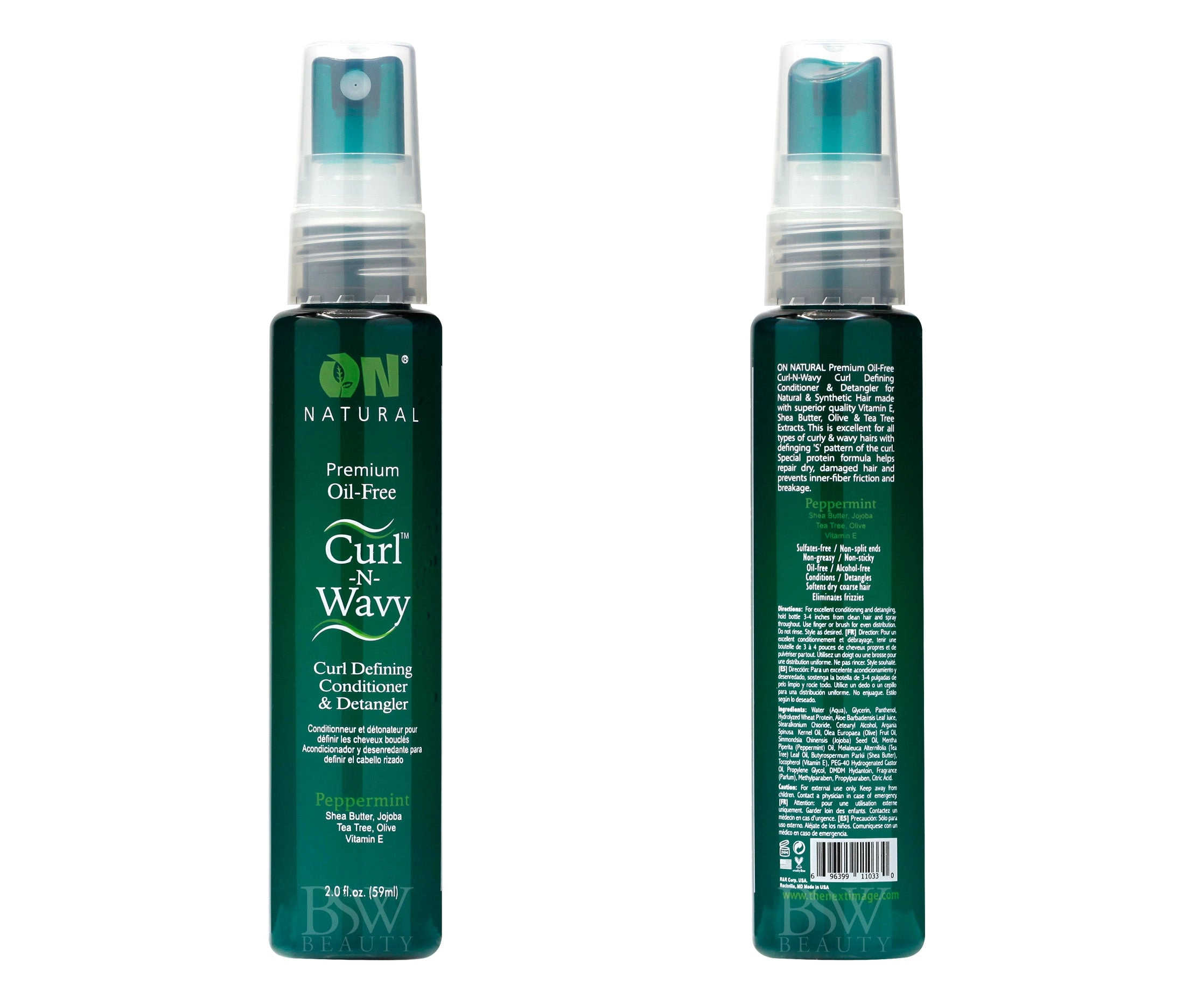 ON NATURAL CURL-N- WAVY CURL DEFINING CONDITIONER & DETANGLER 2oz