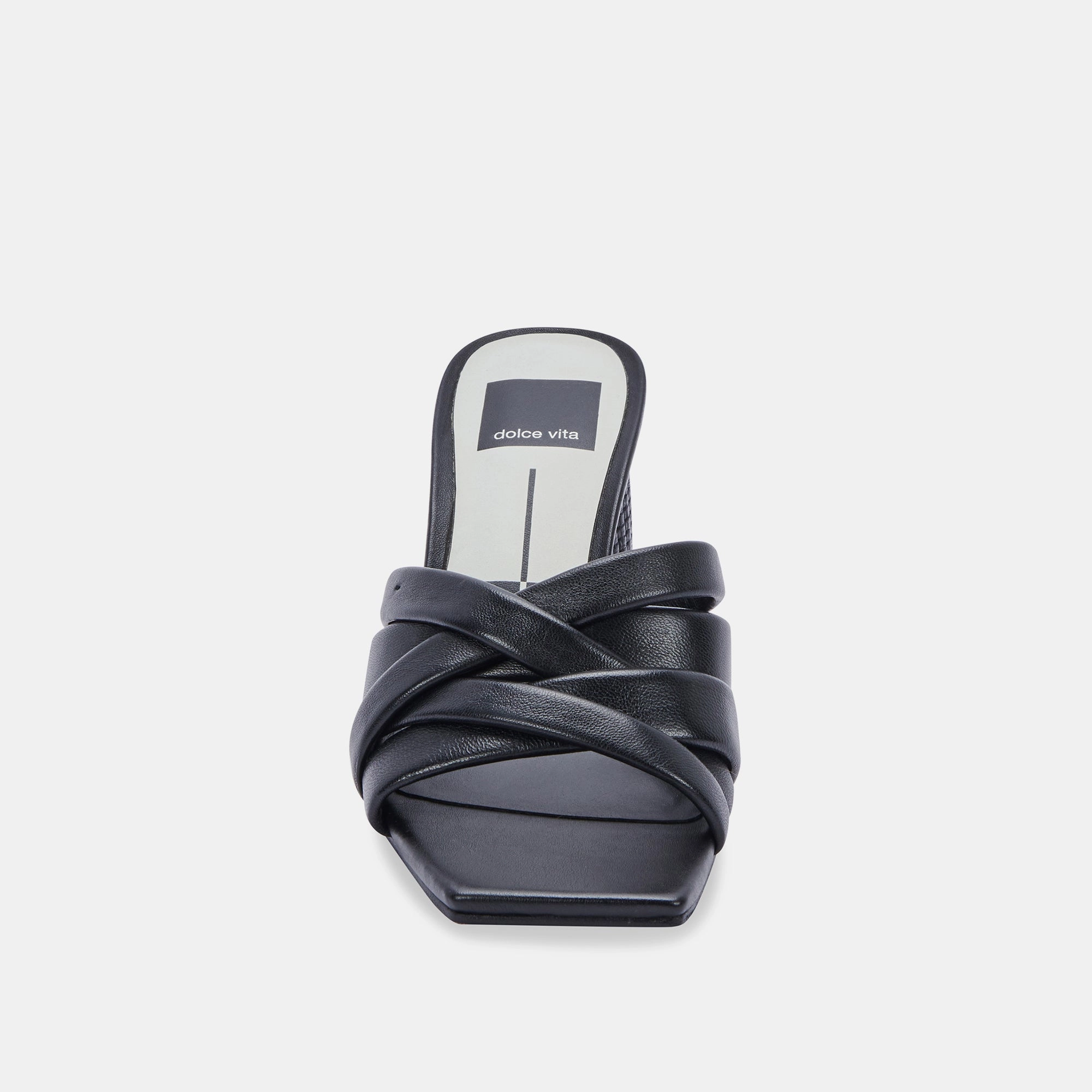 PAZLEE HEELS BLACK LEATHER