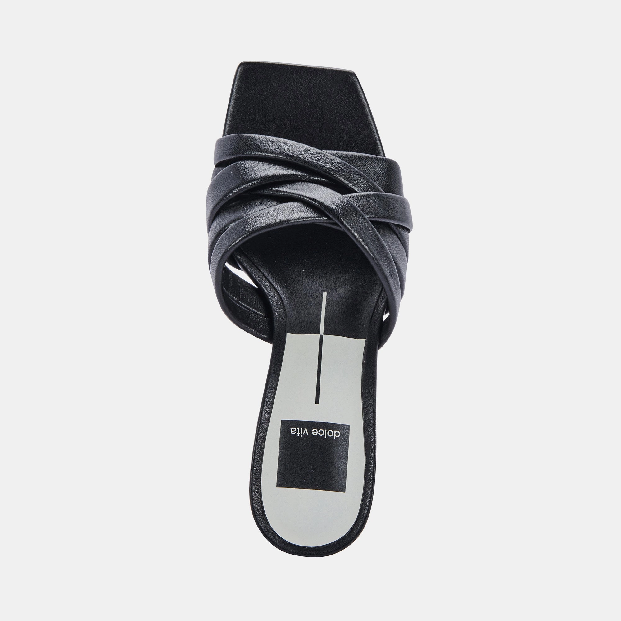 PAZLEE HEELS BLACK LEATHER