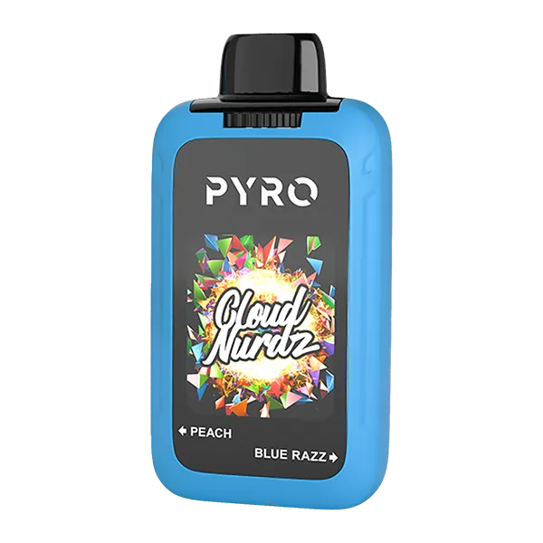 Peach/Blue Razz CLOUD NURDZ X PYRO Duo