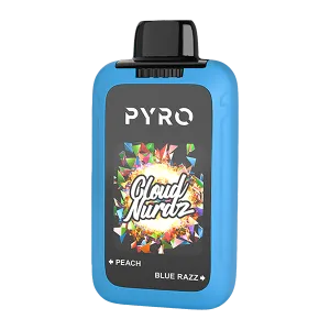 Peach/Blue Razz CLOUD NURDZ X PYRO Duo
