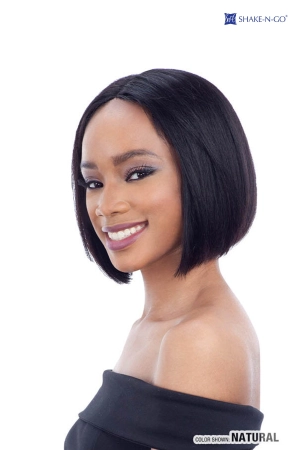 SHAKE N GO BRAZILIAN 100% HUMAN HAIR 5" LACE PART WIG - LEONI