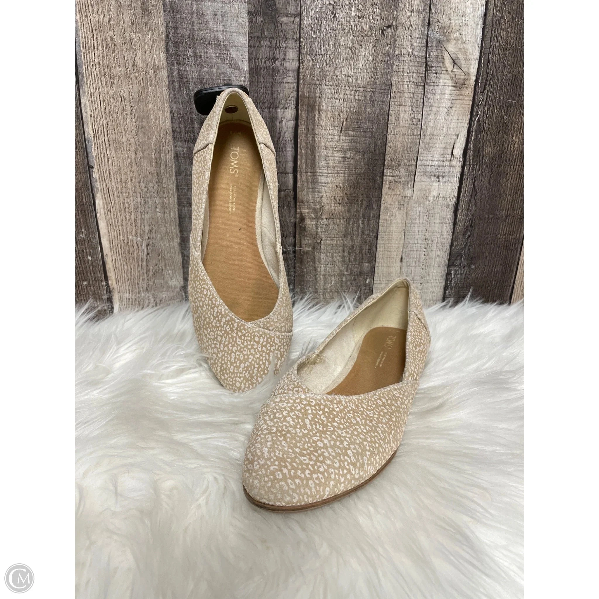 Shoes Flats By Toms In Beige, Size: 7.5