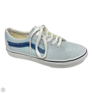 Shoes Sneakers By Vans In Blue & White, Size: 8