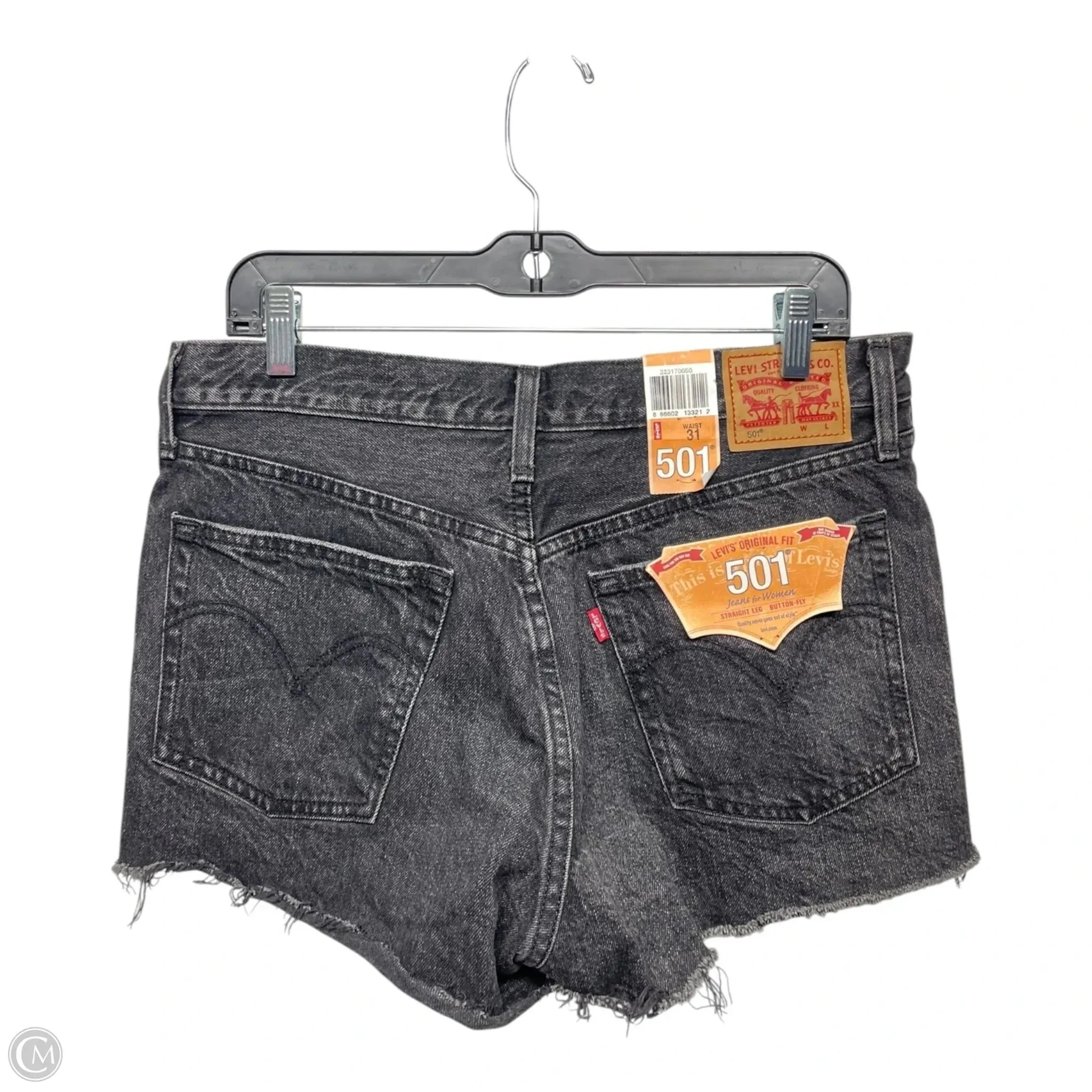 Shorts By Levis In Black, Size: 12