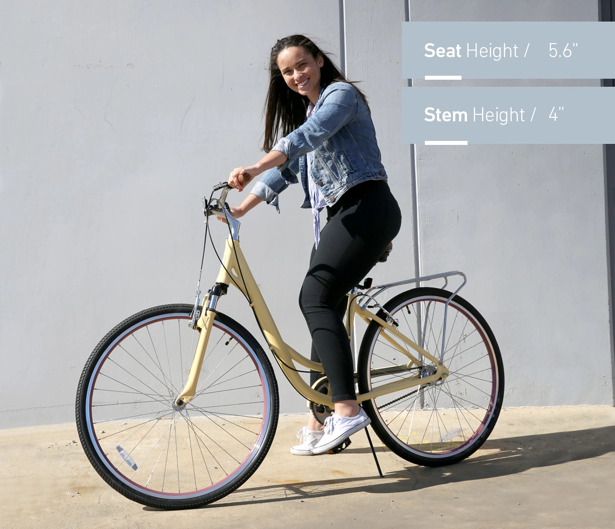 sixthreezero Body Ease Women's 3 Speed Step Through Comfort Bicycle