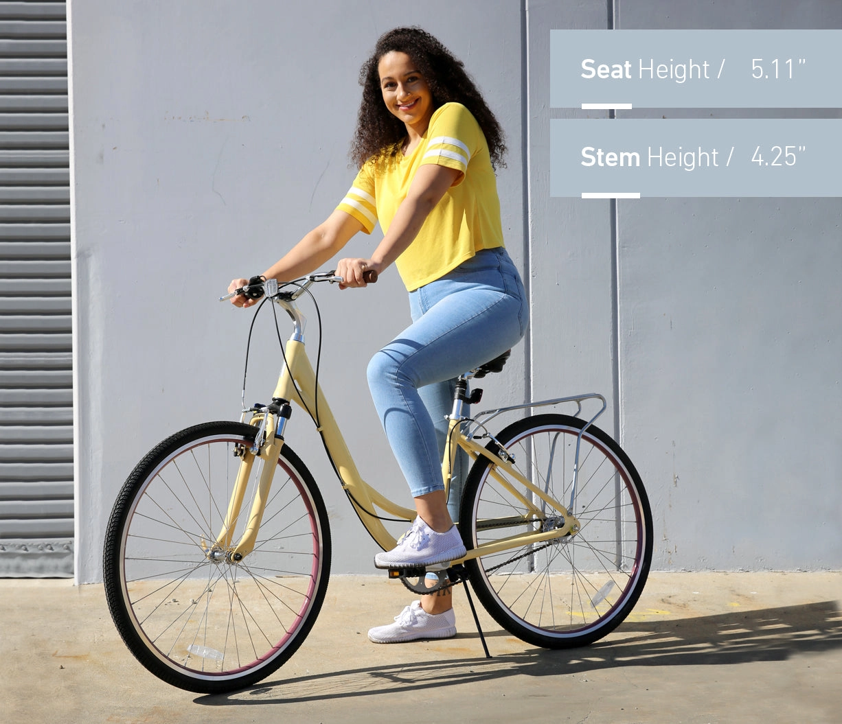 sixthreezero Body Ease Women's 3 Speed Step Through Comfort Bicycle