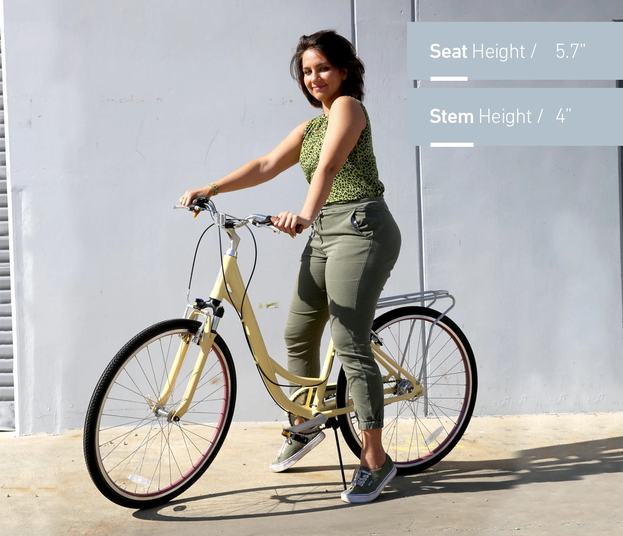 sixthreezero Body Ease Women's 3 Speed Step Through Comfort Bicycle
