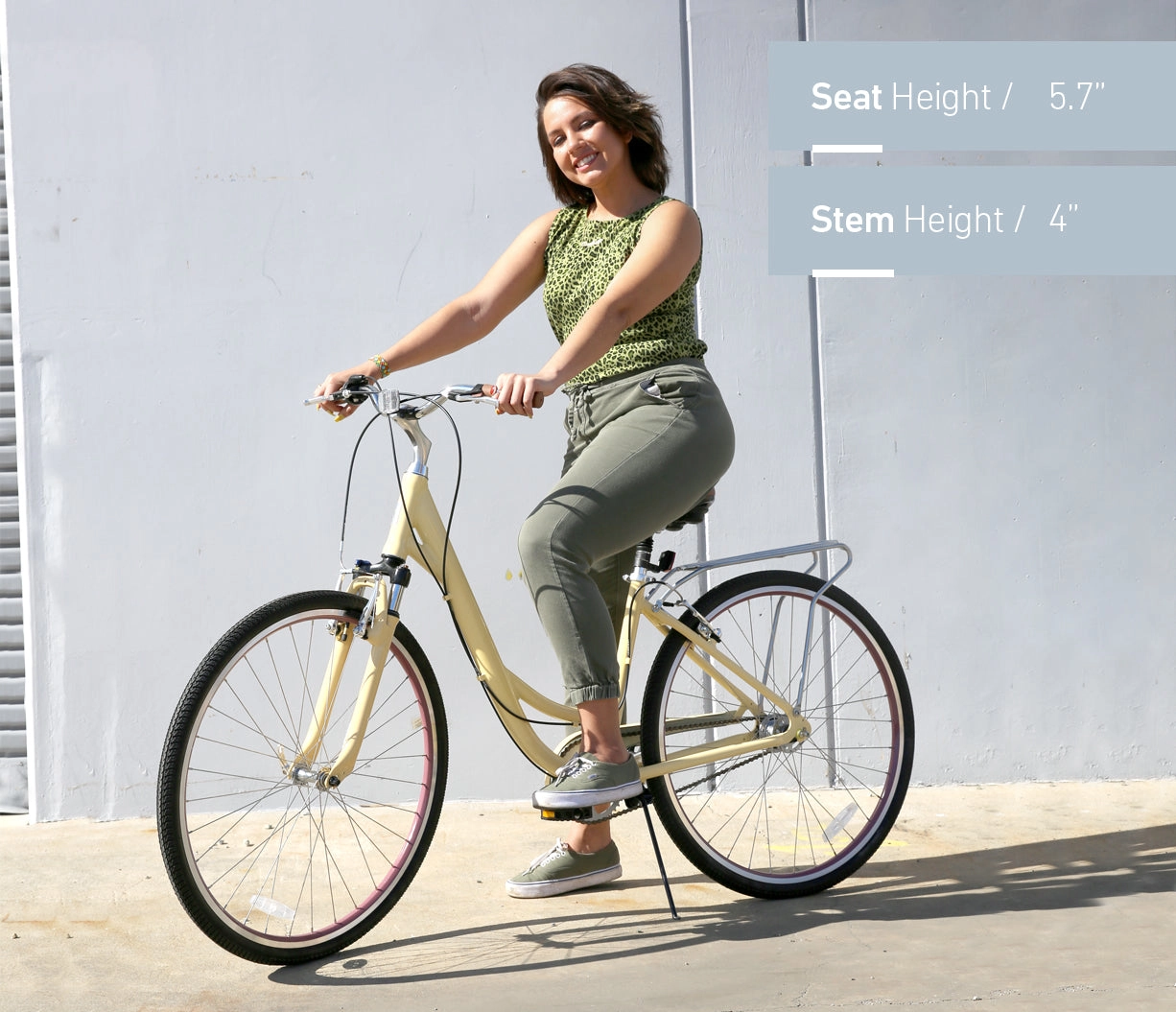 sixthreezero Body Ease Women's 3 Speed Step Through Comfort Bicycle