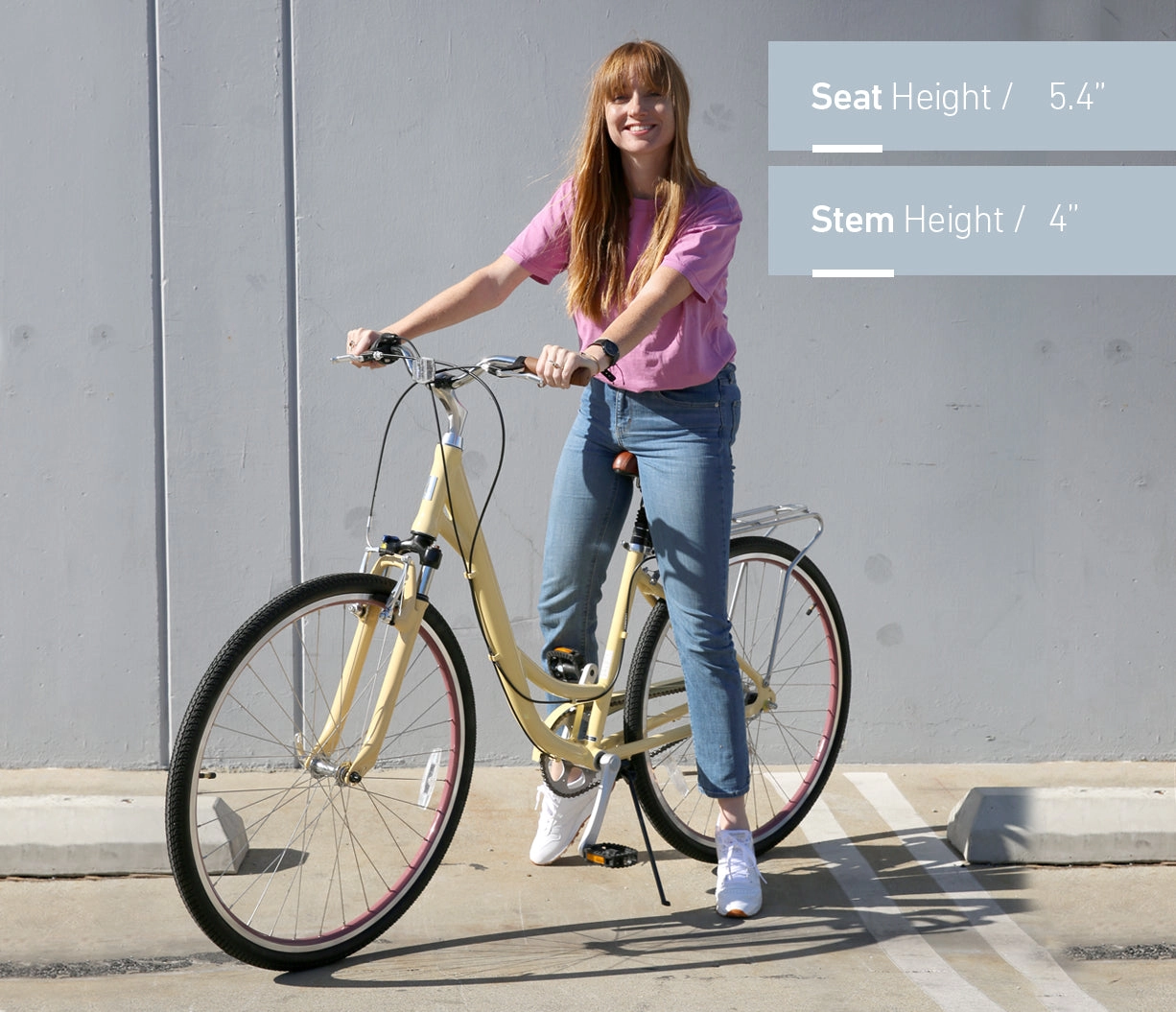 sixthreezero Body Ease Women's 3 Speed Step Through Comfort Bicycle