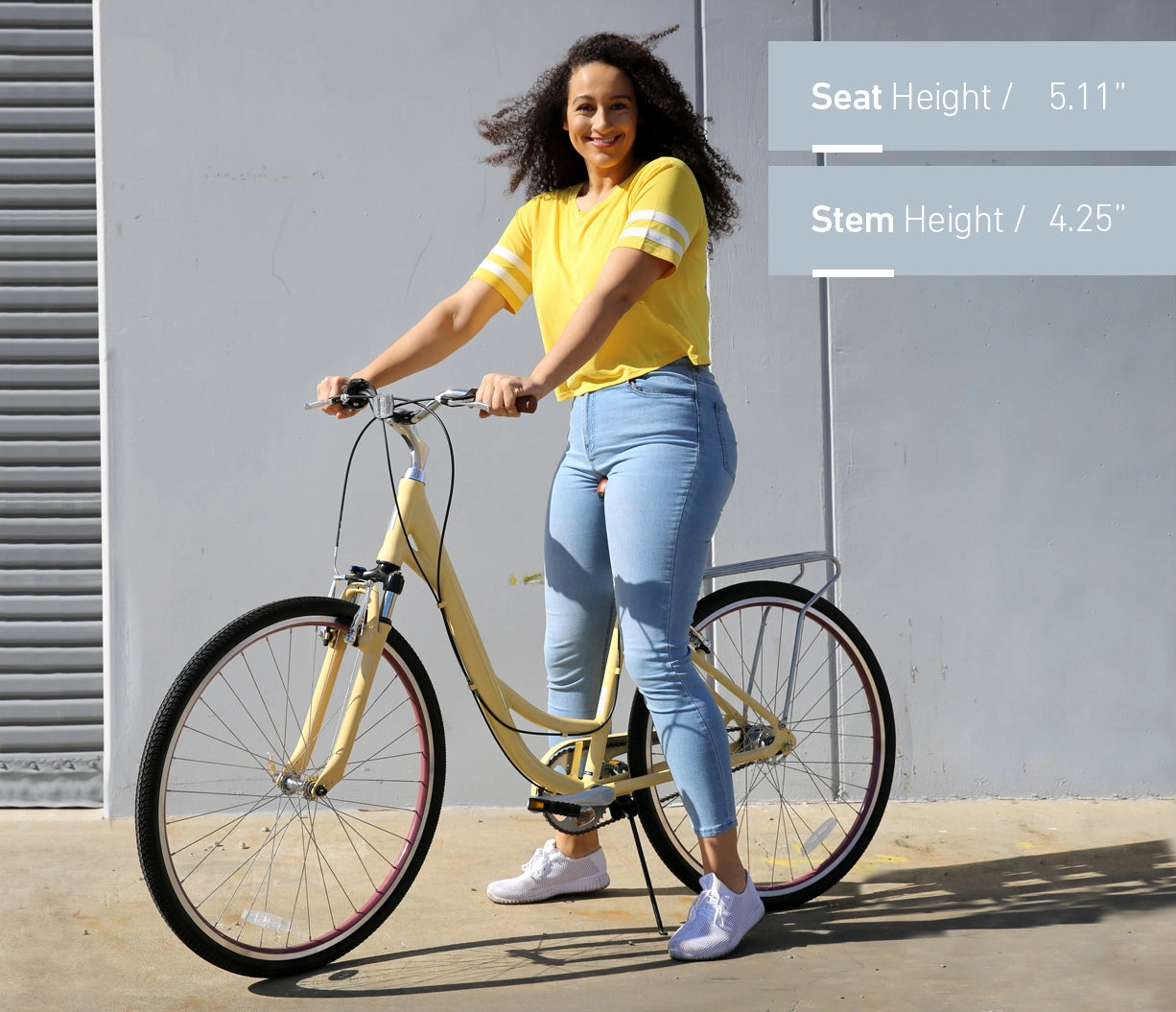 sixthreezero Body Ease Women's 3 Speed Step Through Comfort Bicycle