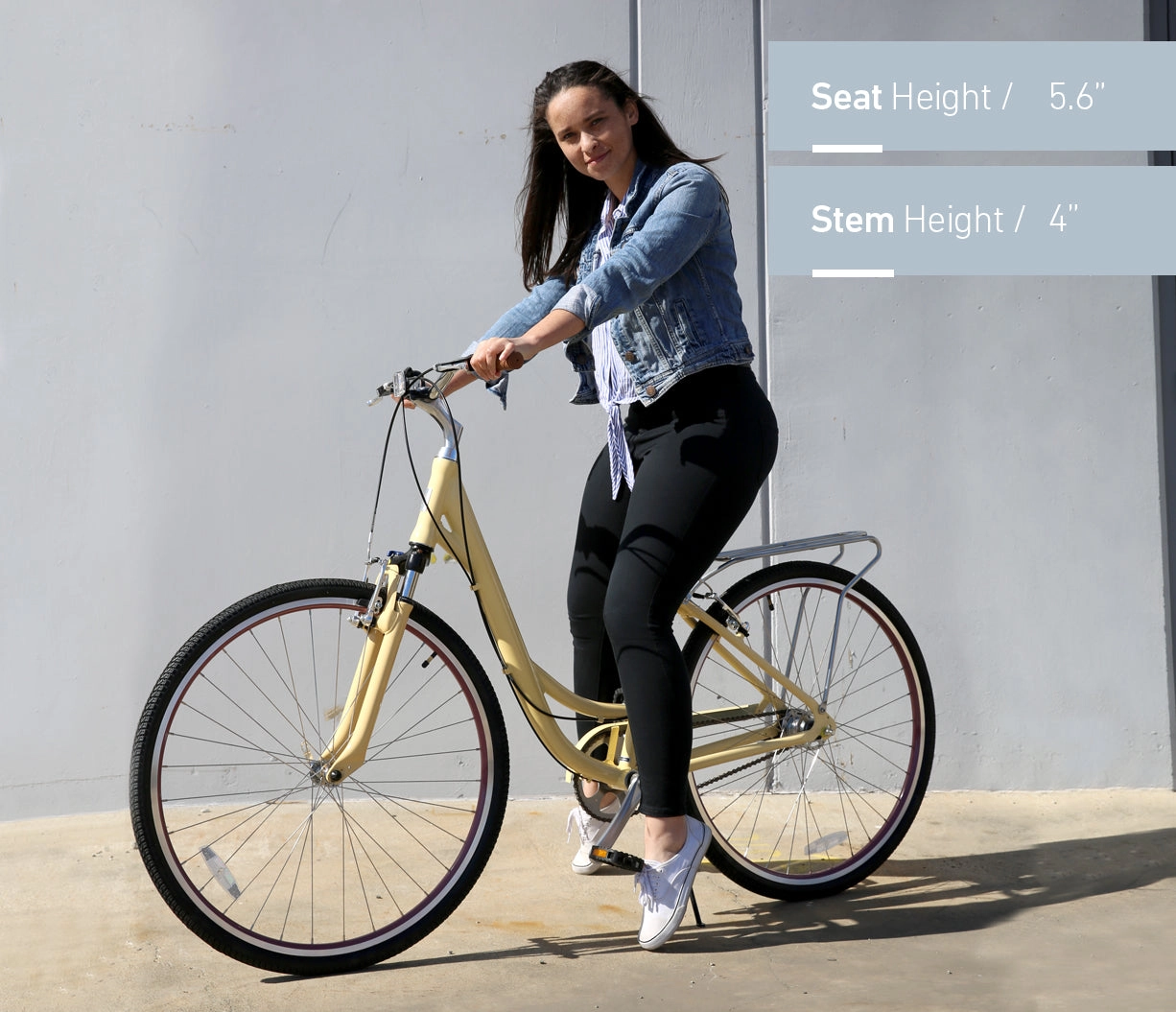 sixthreezero Body Ease Women's 3 Speed Step Through Comfort Bicycle