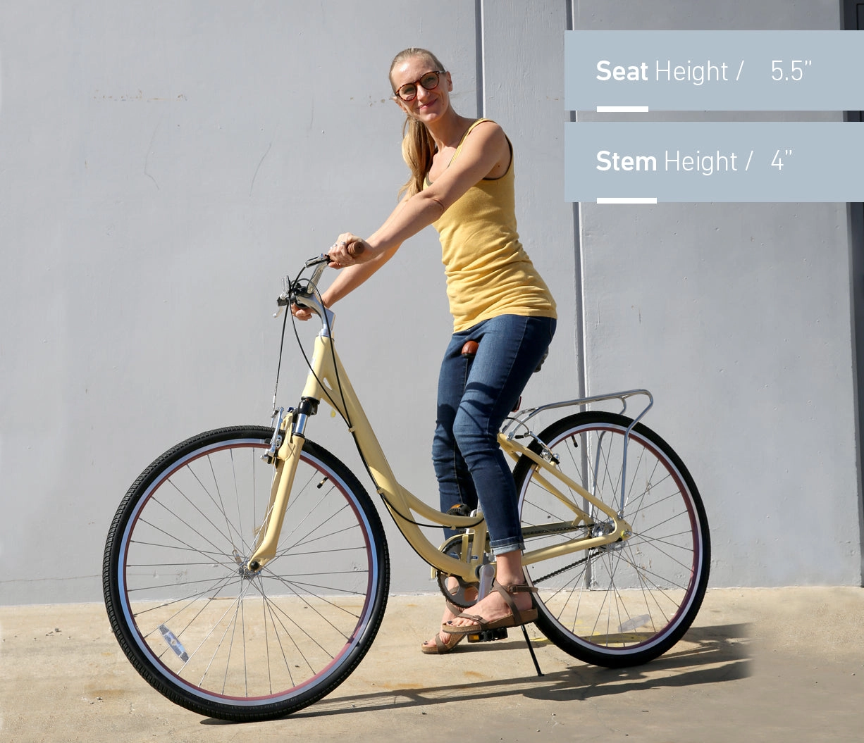 sixthreezero Body Ease Women's 3 Speed Step Through Comfort Bicycle