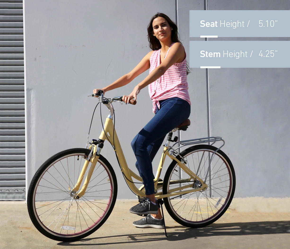 sixthreezero Body Ease Women's 3 Speed Step Through Comfort Bicycle