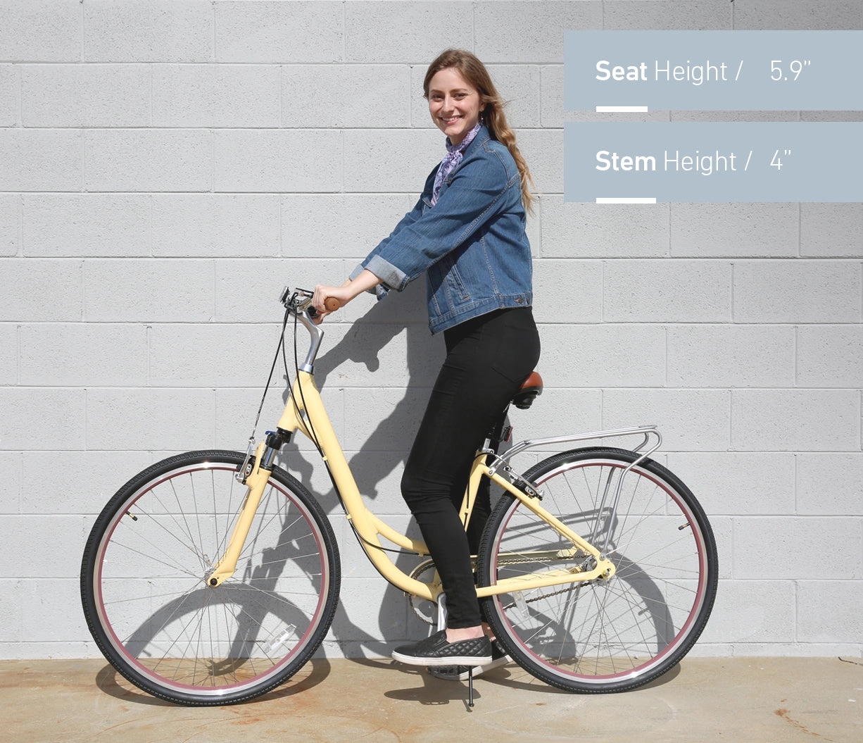sixthreezero Body Ease Women's 3 Speed Step Through Comfort Bicycle